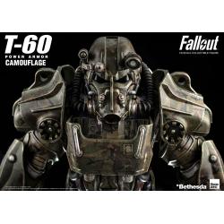 Fallout Figura 1/6 T-60 Camouflage Power Armor 37 cm