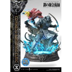 Fullmetal Alchemist Estatua 1/6 Edward & Alphonse Elric Deluxe Version 56 cm