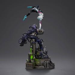 SpiderMan vs Villains Estatua 1/10 Art Scale Ghost Spider Diorama 34 cm Iron Studios 