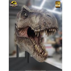 Jurassic Park Estatua tamaño real Tyrannosaurus Rex Head 203 cm ELITE CREATURES COLLECTIBLES