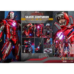  Silver Centurion (Armor Suit Up Version) Sixth Scale Figure by Hot Toys Movie Masterpiece Series Diecast – Iron Man 3