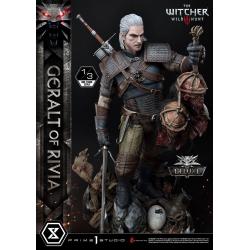 Witcher 3 Wild Hunt Estatua 1/3 Geralt von Riva Deluxe Version 88 cm
