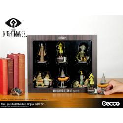 Little Nightmares Pack de 6 Figuras mini PVC Original Color Ver. Gecco