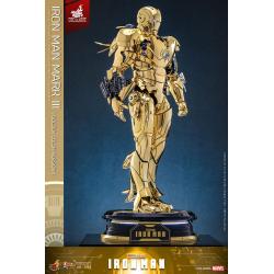 Iron Man Mark III (Gold Color Version) Figura Movie Masterpiece Diecast 1/6 Hot Toys Exclusive 33 cm HOT TOYS