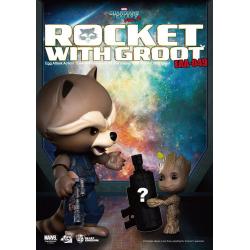 Guardians of the Galaxy Vol. 2 Egg Attack Action Figure Rocket Raccoon & Groot 10 cm