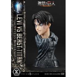 Attack on Titan Estatua Ultimate Premium Masterline Series 1/4 Levi Versus Beast Titan 73 cm Prime 1 Studio 