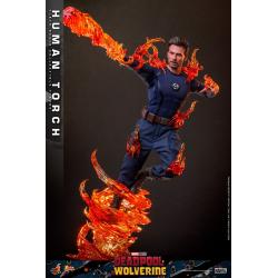 Deadpool & Lobezno Movie Masterpiece Figura 1/6 Human Torch 31 cm  Hot Toys 