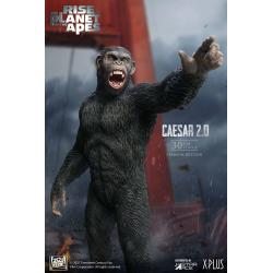 El origen del planeta de los simios Estatua Caesar 2.0 Deluxe Version 30 cm