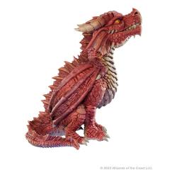 DRAGONES Y MAZMORRAS Replicas of the Realms Estatua tamaño real Red Dragon Wyrmling 73 cm