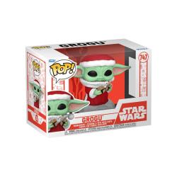 Star Wars: Mandalorian POP! Vinyl Figura Holiday Grogu 9 cm FUNKO