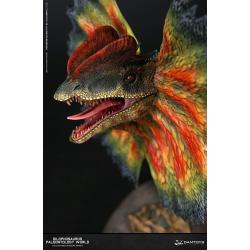 Paleontology World Museum Collection Series Busto Dilophosaurus Green Ver. with Neck-Frill 28 cm
