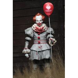 Stephen King\'s It 2017 Figura Ultimate Pennywise (I Heart Darry) 18 cm