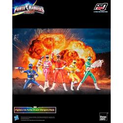 Power Rangers Turbo Pack de 5 Figuras FigZero 1/6 Turbo Power Rangers 30 cm ThreeZero