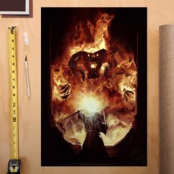 El Señor de los Anillos Litografia The Flame of Anor 46 x 61 cm - sin marco Sideshow Collectibles