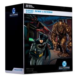 DC Multiverse Figuras Multipack Clayface, Batman & Batwoman (DC Rebirth) (Gold Label) 18 cm  McFarlane Toys