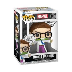 Marvel Comics POP! Marvel Vinyl Figura Bruce Banner(Don\'t Make me Angry) 9 cm HULK FUNKO