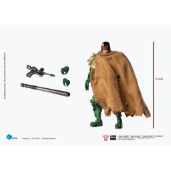 2000 AD Figura 1/18 Exquisite Mini Judge Dredd Cursed Earth  Juez Dredd 10 cm Hiya Toys