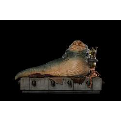 Star Wars Estatua 1/10 Deluxe Art Scale Jabba The Hutt 23 cm