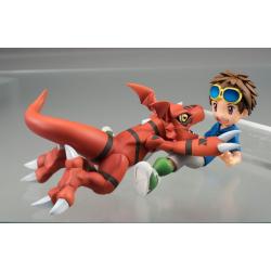 Digimon Tamers Serie G.E.M. Estatua PVC Matsuda Takato & Guilmon 14 cm