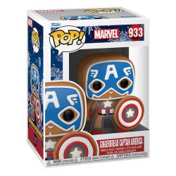 Marvel Figura POP! Vinyl Holiday Captain America 9 cm