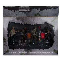 The Walking Dead Pack de 4 Figuras Walkers 13 cm McFarlane Toys