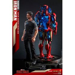  Iron Man Mark VII (Open Armor Version) Sixth Scale Diorama by Hot Toys Diorama Series Diecast – Iron Man 3