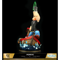 POPEYE EN SU BOTE DIORAMA 1/6 ESTATUA 44CM ESPINACA VERSION CARTOON KINGDOM 