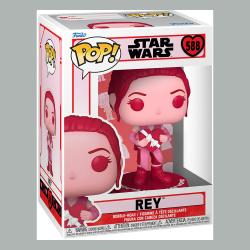 Star Wars Valentines POP! Star Wars Vinyl Figura Rey 9 cm FUNKO