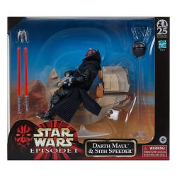 Star Wars Episode I Black Series Vehículo con Figura Darth Maul & Sith Speeder SDCC 2024 Hasbro 