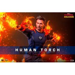 Deadpool & Lobezno Movie Masterpiece Figura 1/6 Human Torch 31 cm  Hot Toys 