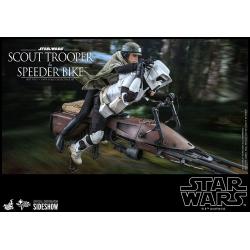  Scout Trooper™ and Speeder Bike™ Sixth Scale Figure Set by Hot Toys Movie Masterpiece Series – Star Wars: Return of the Jedi™