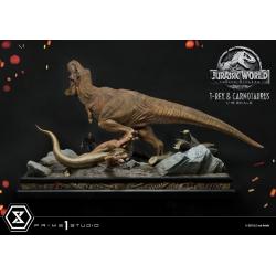 Jurassic World: Fallen Kingdom Statue 1/15 T-Rex & Carnotaurus 90 cm