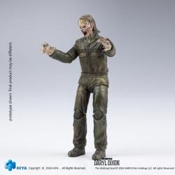 The Walking Dead Figura 1/18 Exquisite Mini Daryl Dixon Dark Eyes Walker 11 cm