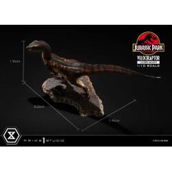 Velociraptor BOCA CERRADA Jurassic Park Estatua Prime Collectibles 1/10  19 cm Parque Jurasico PRIME 1 STUDIO