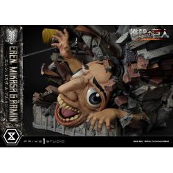 Attack on Titan Ultimate Premium Masterline Statue Eren, Mikasa, & Armin 72 cm