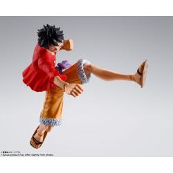 LUFFY +  RORONOA + ONE PIECE SH FIGUARTS TAMASHII NATIONS