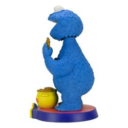 Barrio Sesamo Cabezón Head Knocker Cookie Monster 18 cm Monstruo de las galletas NECA