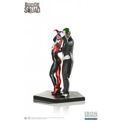 Escuadrón Suicida Estatua 1/10 Deluxe Harley Quinn & The Joker 19 cm