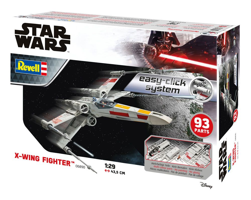 Maquette miniature Easy Click : Star Wars: Vaisseau X-Wing Fighter