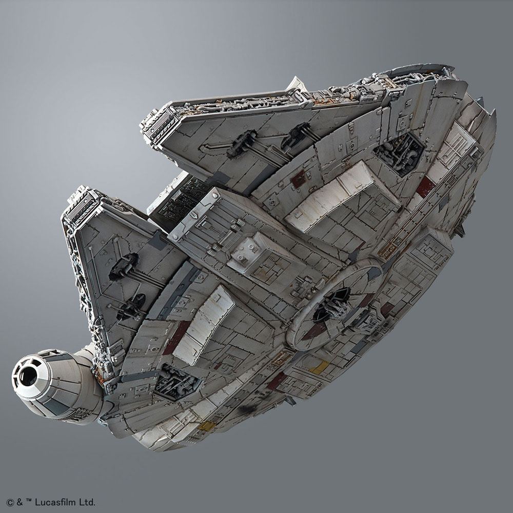 Maqueta de la nave espacial Halcón Milenario de Star Wars (1/144), de Fine  Molds