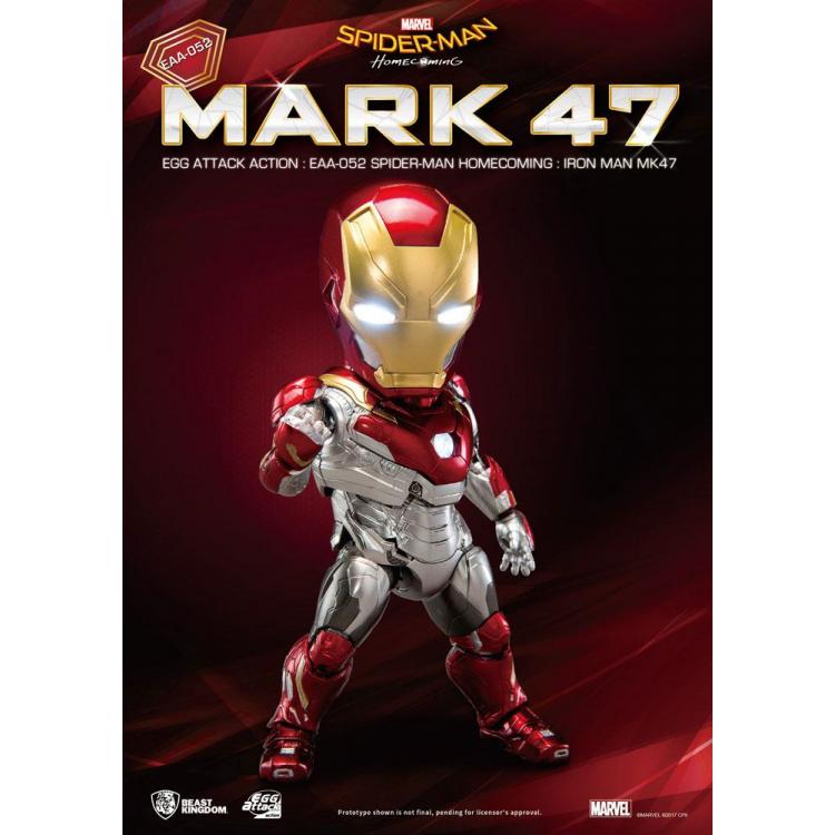Spider-Man Homecoming Egg Attack Action Figure Iron Man Mark XLVII 17 cm