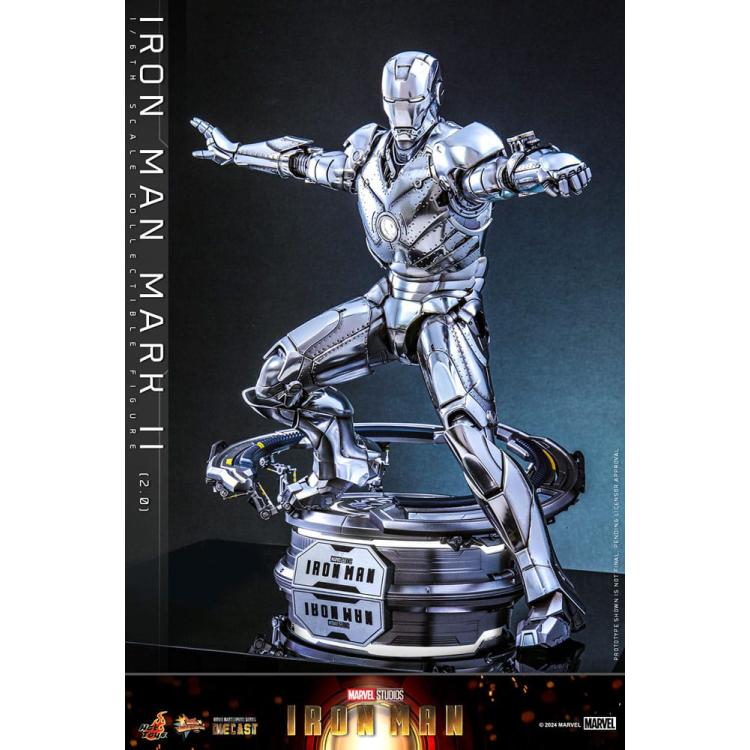 Iron Man 2 Figura Movie Masterpiece 1/6 Tony Stark (Mark V Suit Up Version)  Deluxe 31 cm