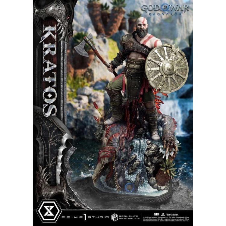 God of War: Ragnarok Estatua Real Elite Masterline Series 1/3 Kratos Ultimate Version 95 cm Prime 1 Studio