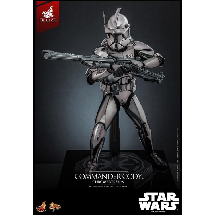 Star Wars Figura Movie Masterpiece 1/6 Commander Cody (Chrome Version) Hot Toys Exclusive 30 cm  HOT TOYS