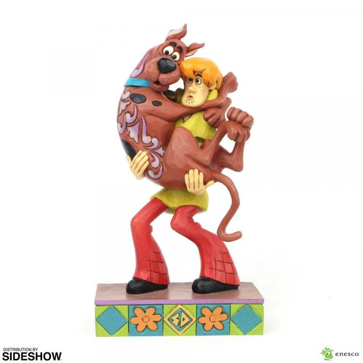 Scooby-Doo Estatua Shaggy Holding Scooby-Doo 23 cm