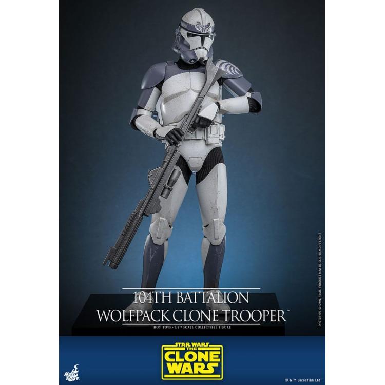 Star Wars The Clone Wars Figura 1/6 104th Battalion Wolfpack Clone Trooper 30 cm Hot Toys 