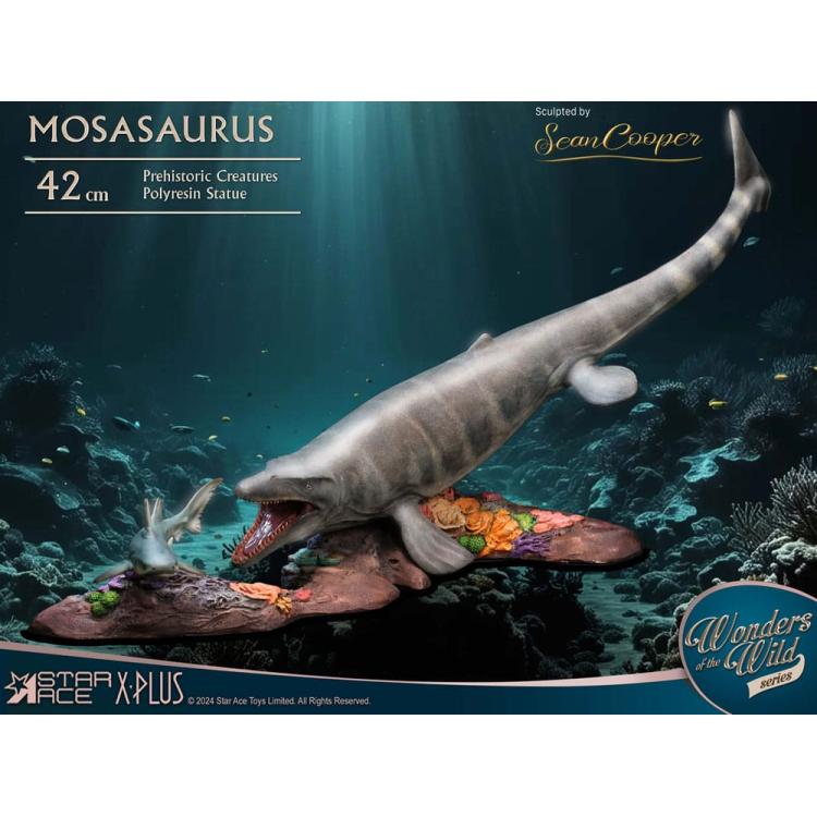 Wonders of the Wild Estatua Mosasaurus (DX) 42 cm Star Ace Toys 