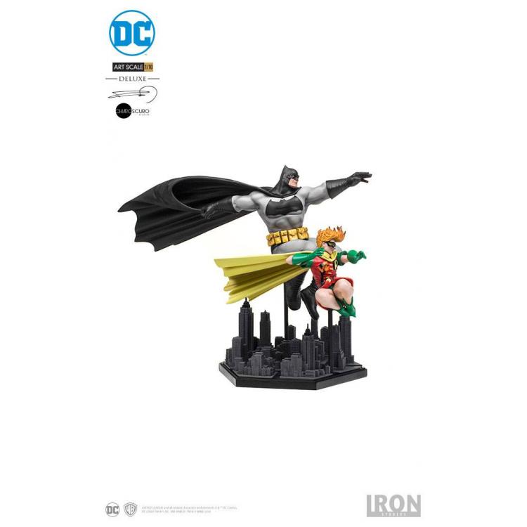 DC Comics Estatua Art Scale Deluxe 1/10 Batman & Robin (Dark Knight Returns) 23 cm