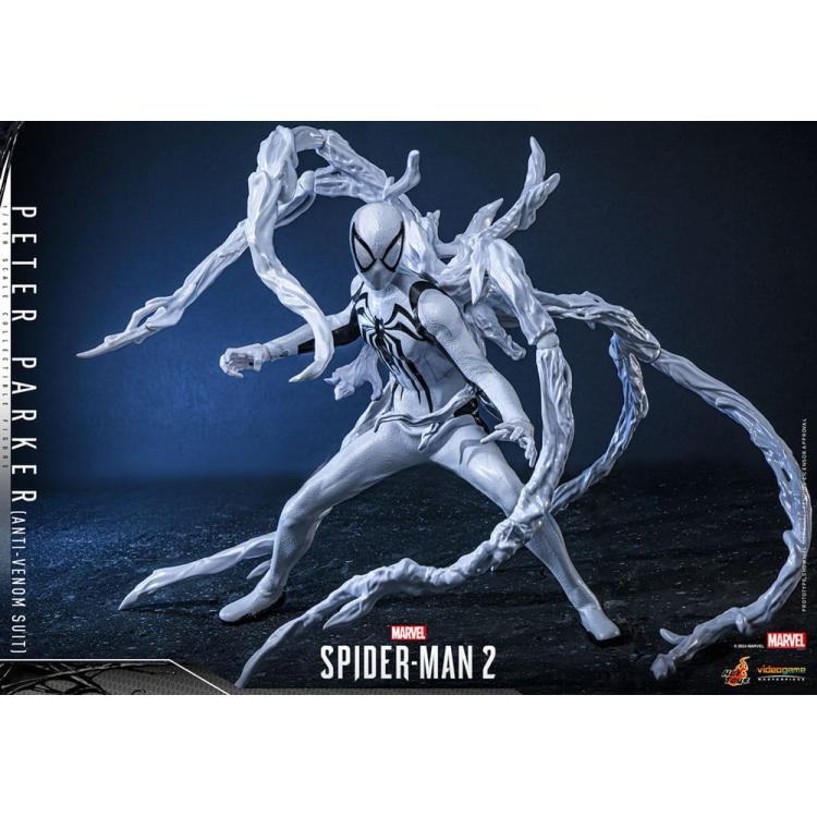 SpiderMan 2 Figura Video Game Masterpiece 1/6 Peter Parker (Anti-Venom Suit) 30 cm HOT TOYS