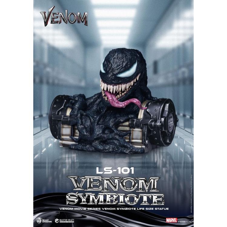 Venom Estatua tamaño real Movie Series Venom Symbiote 24 cm Spiderman  Beast Kingdom Toys 